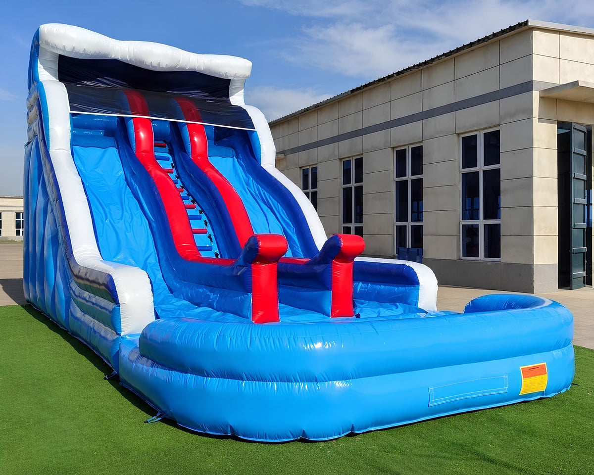 Toboggan Aquatique Double Vague