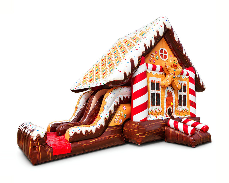 Combo Maison Pain d’Épices 8 × 4 m, packshot sur fond blanc