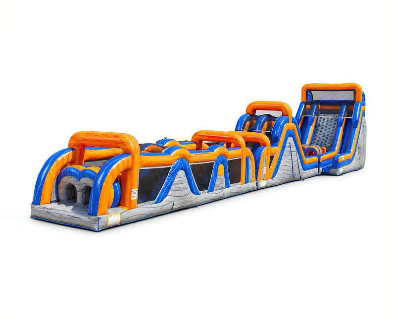 Parcours Géant Vagues 21,5 × 5,5 × 6,7 m, packshot sur fond blanc