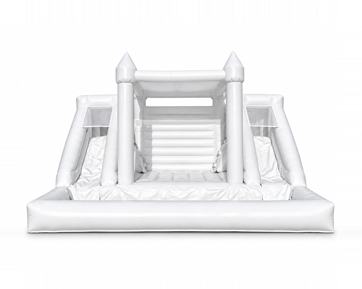 Château Blanc Géant 5 × 6 m, packshot sur fond blanc