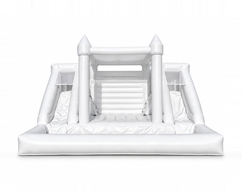 Château Blanc Géant 5 × 6 m, packshot sur fond blanc