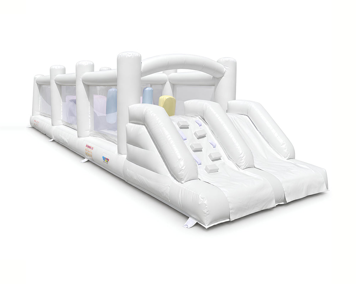 Parcours Blanc Cérémonie 7,5 × 2,4 m, packshot sur fond blanc