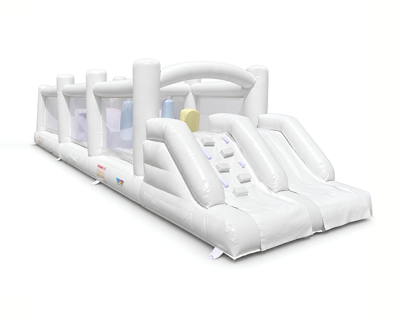 Parcours Blanc Cérémonie 7,5 × 2,4 m, packshot sur fond blanc