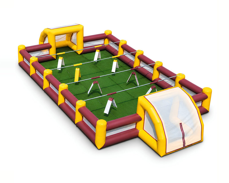 Jeu Baby-foot Humain 12 × 6 m, packshot sur fond blanc