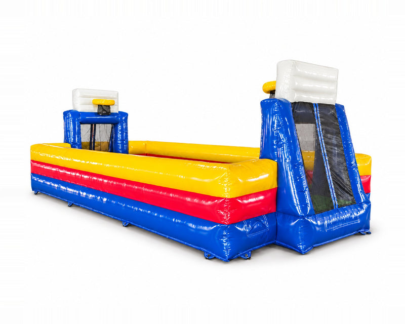 Jeu Bungee Run Basket 8 × 4 m, packshot sur fond blanc