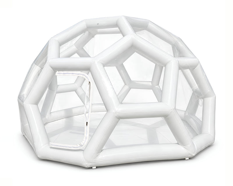 Dôme Géodésique Blanc Ø 4 m, packshot sur fond blanc