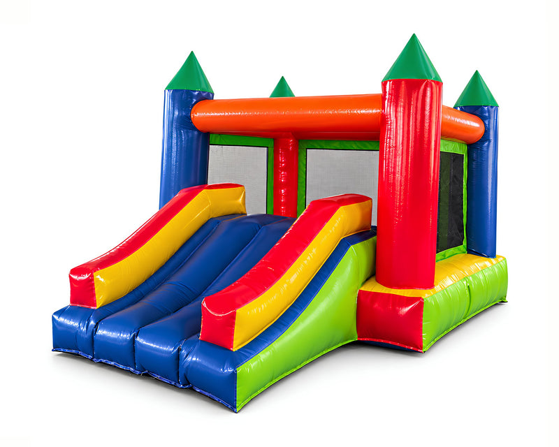 Combo Double Toboggan 3 × 4 m, packshot sur fond blanc