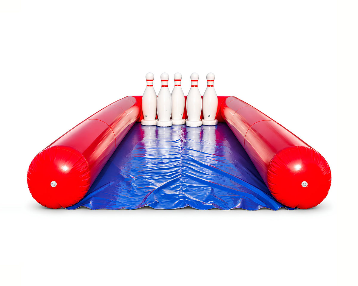 Jeu Bowling Géant 8 × 4 m, packshot sur fond blanc